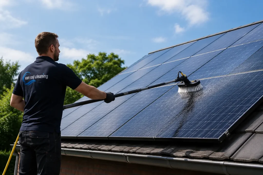 zonnepanelen reinigen